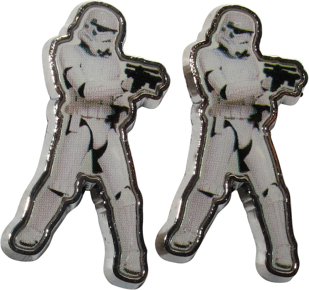 Star Wars Stormtrooper Firing Stance Stud Earrings