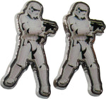 Star Wars Stormtrooper Firing Stance Stud Earrings