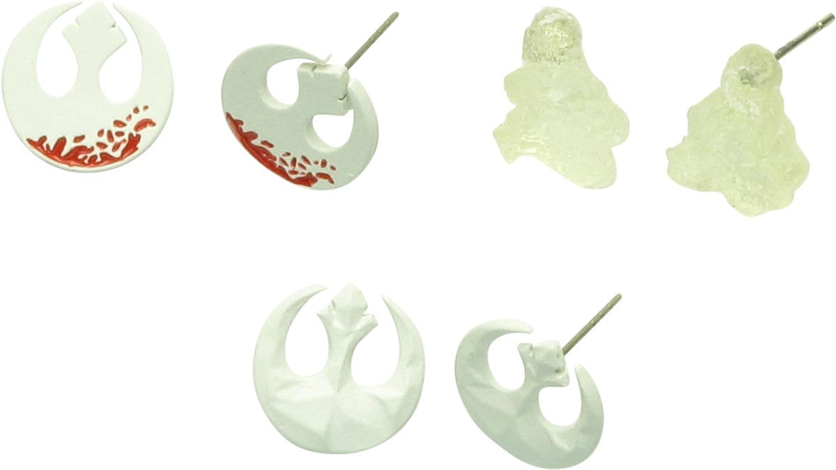 Star Wars Rebel Icons 3 Pair Earrings Set