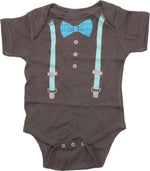 Bow Tie and Suspenders Snap Suit