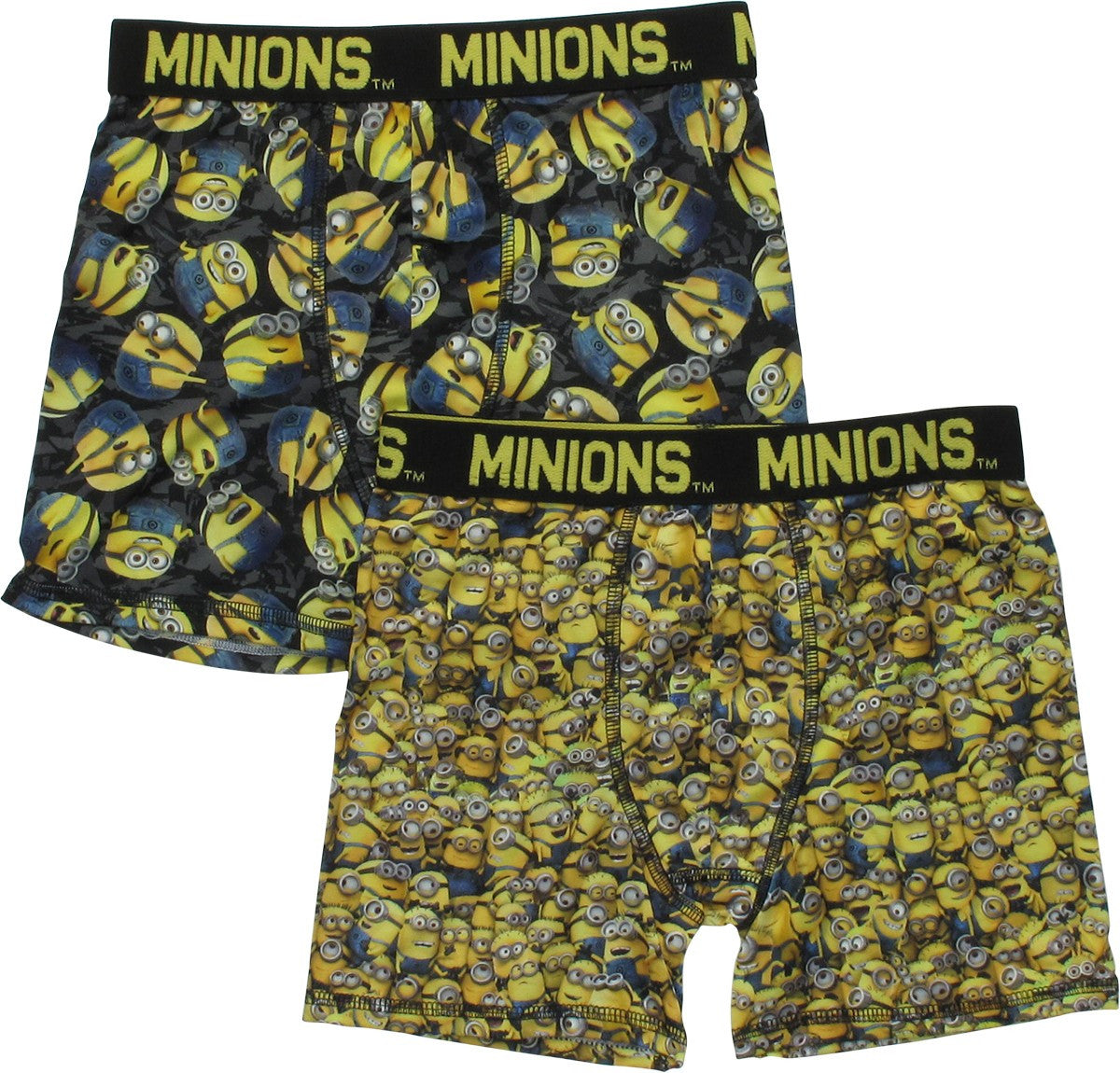 Despicable Me Minions 2 Pack Boys Boxer Briefs