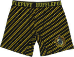 Harry Potter Hufflepuff Crest Striped Boxer Briefs