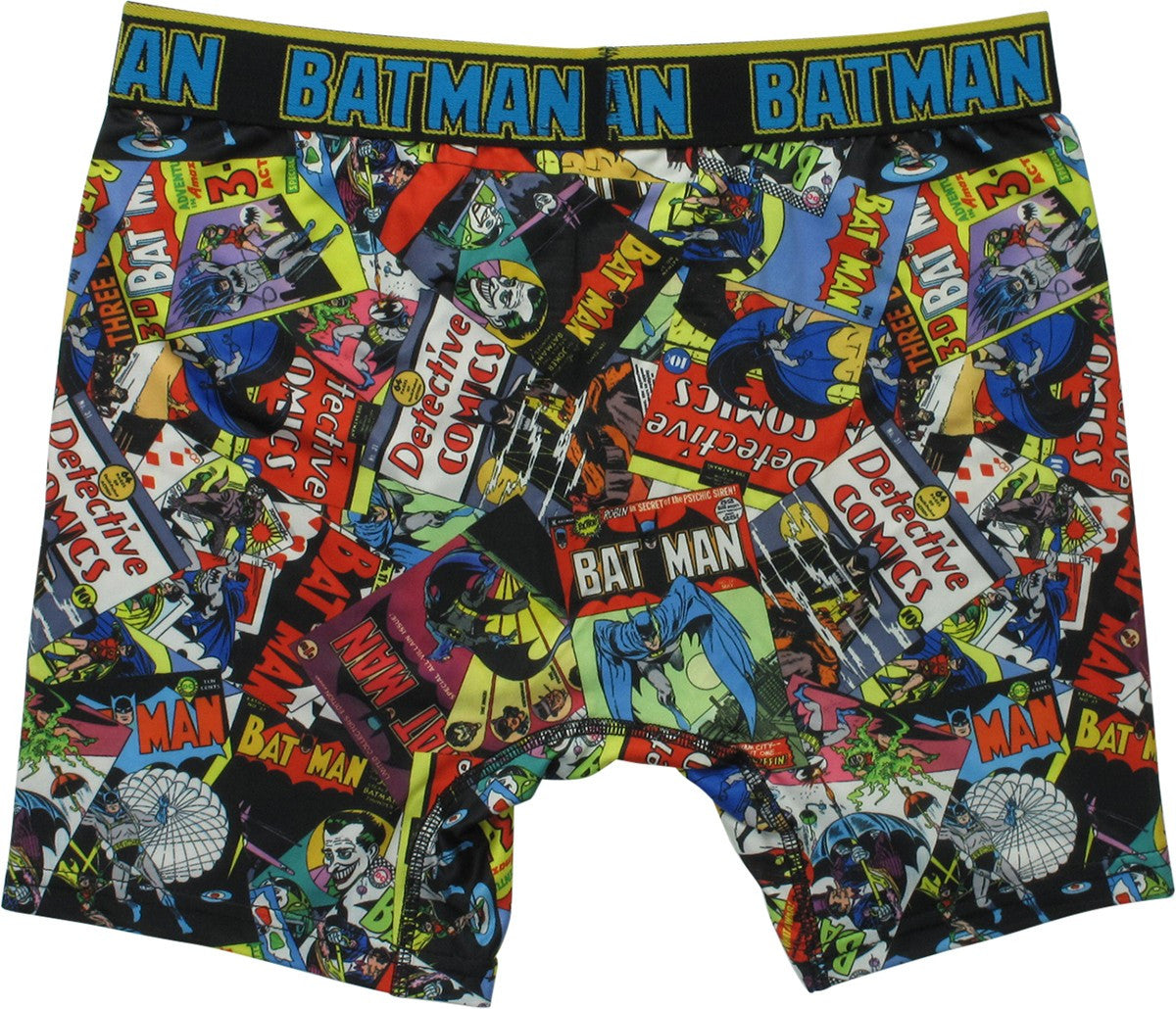 Batman Comic Book Covers Boxer Briefs