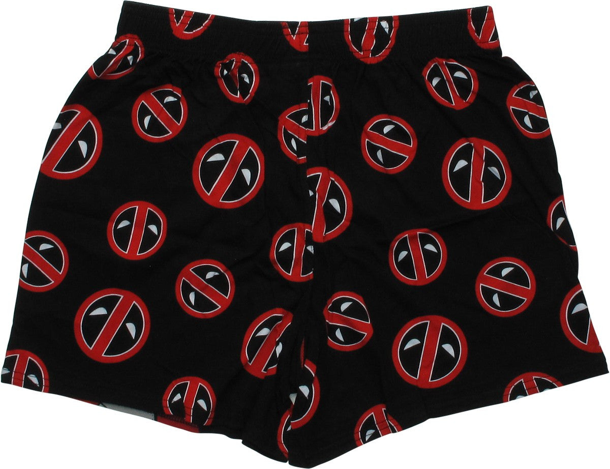 Deadpool Logos Thumbs Up Boxers