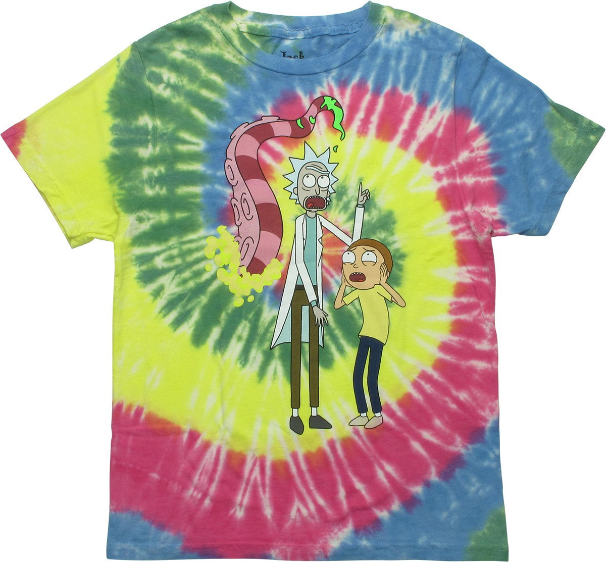 Rick and Morty Tentacles Womens Boyfriend T-Shirt
