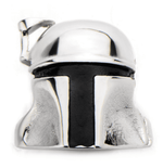 Star Wars Boba Fett Helmet SST Steel Bead Charm