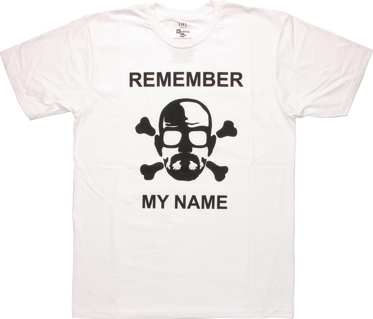 Breaking Bad Remember My Name T Shirt Sheer
