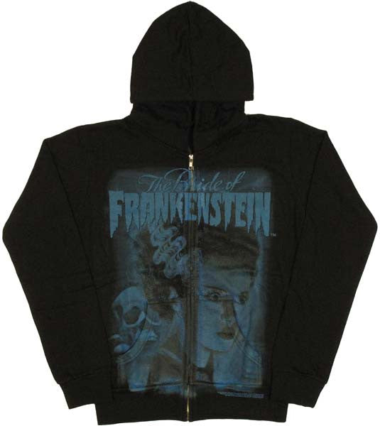 Bride of Frankenstein Blue Elsa Junior Hoodie