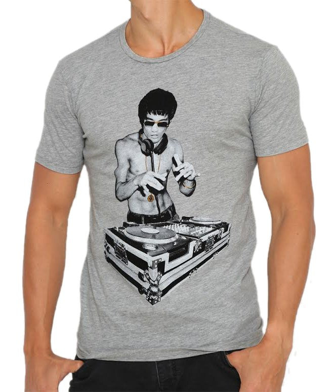 Bruce Lee DJ Gray Adult T-Shirt – Stylin Online