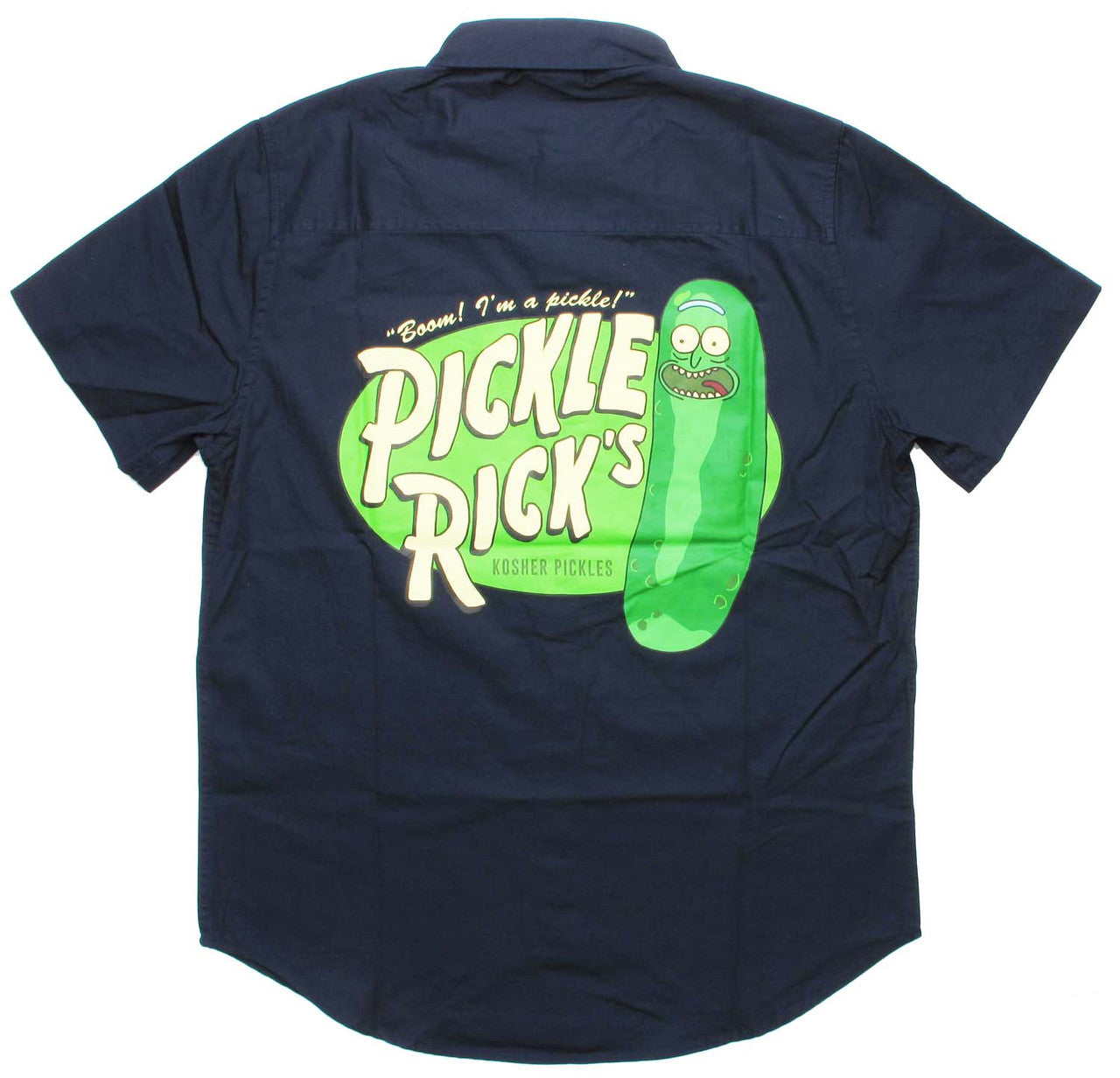 Rick and Morty Pickle Rick Work Shirt