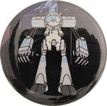 Rick and Morty Lawnmower Dog Button