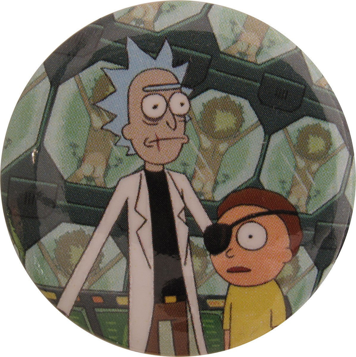 Rick and Morty Naked on Screen Button