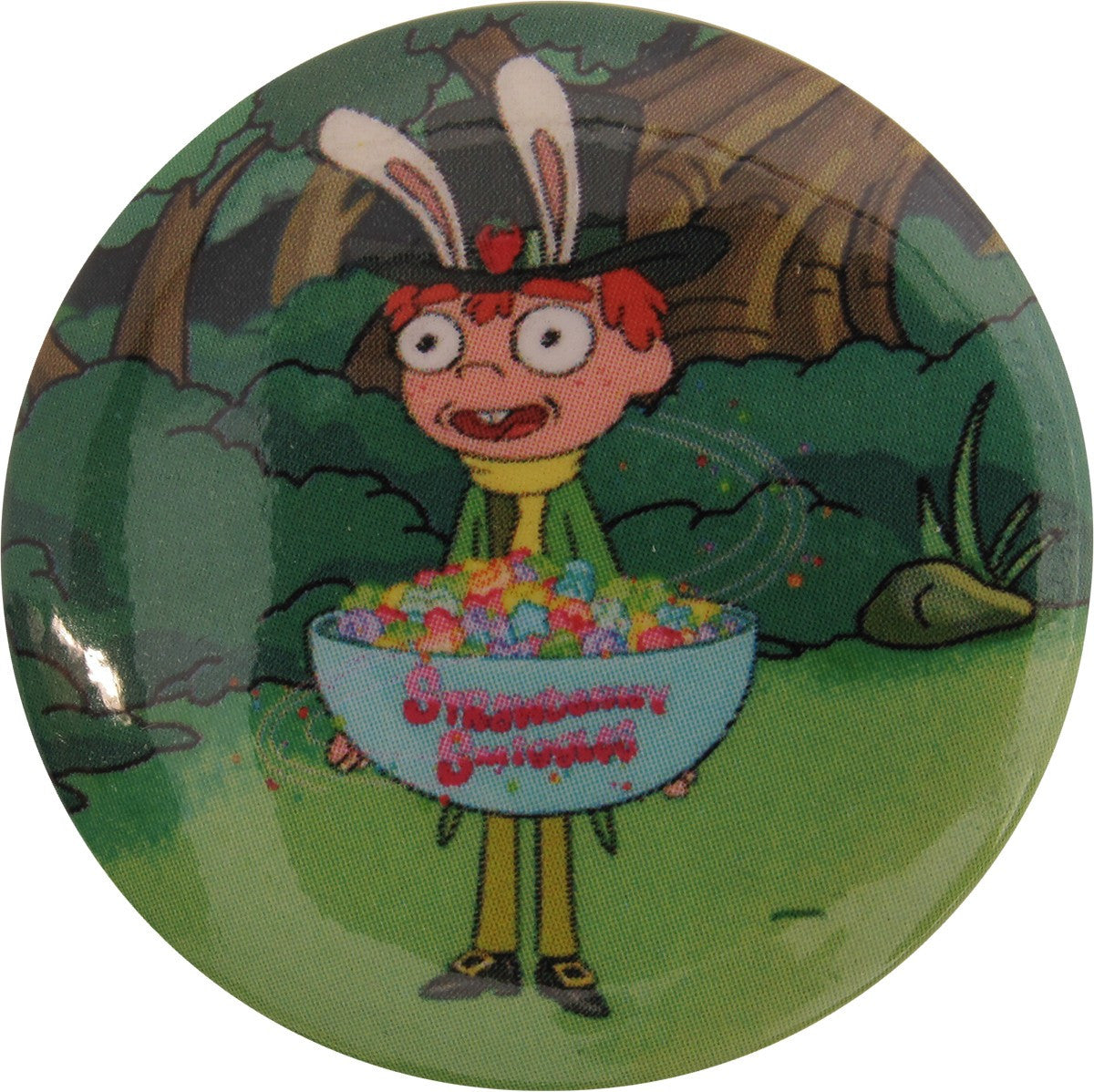 Rick and Morty Top Hat Jones Button