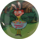 Rick and Morty Top Hat Jones Button