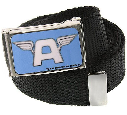 Captain America A Logo Mesh Belt