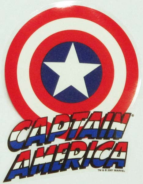 Captain America Car Decal