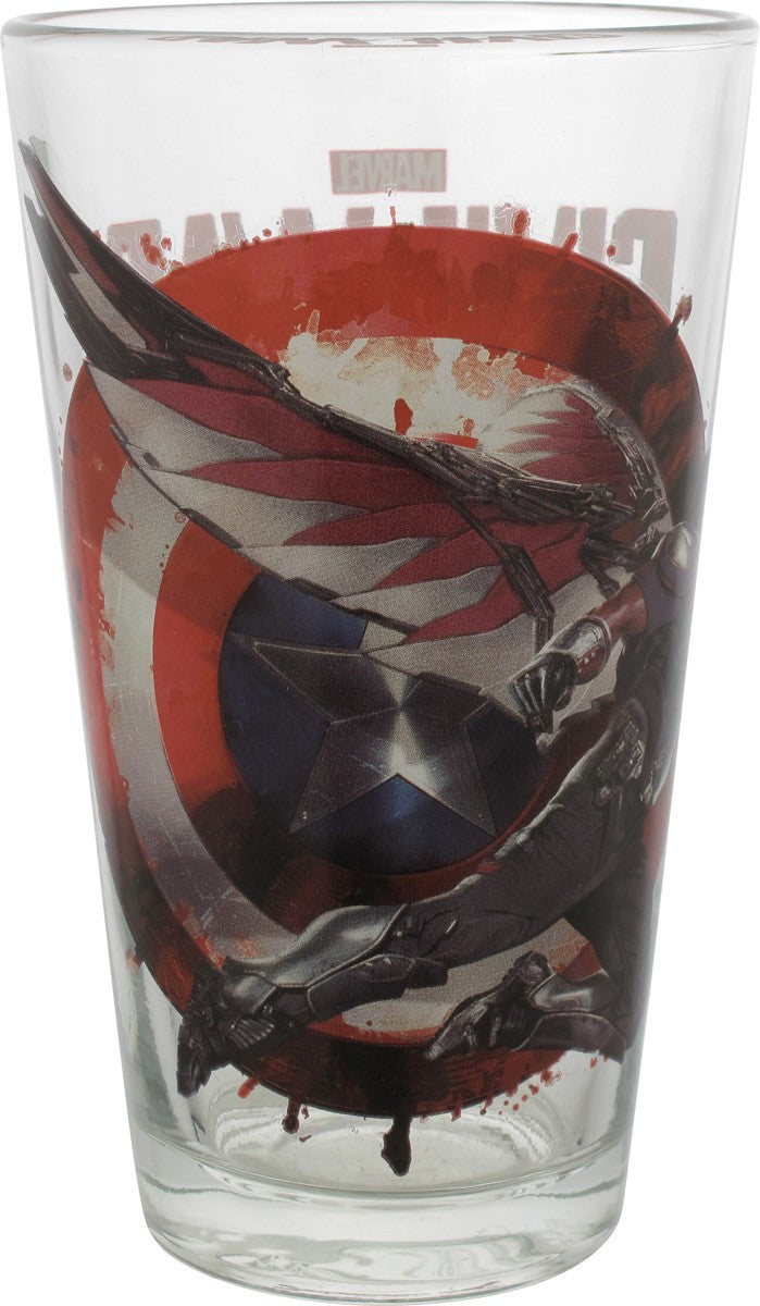 Captain America Civil War Falcon TT Pint Glass