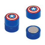 Captain America Faux Plug Magnetic Earrings