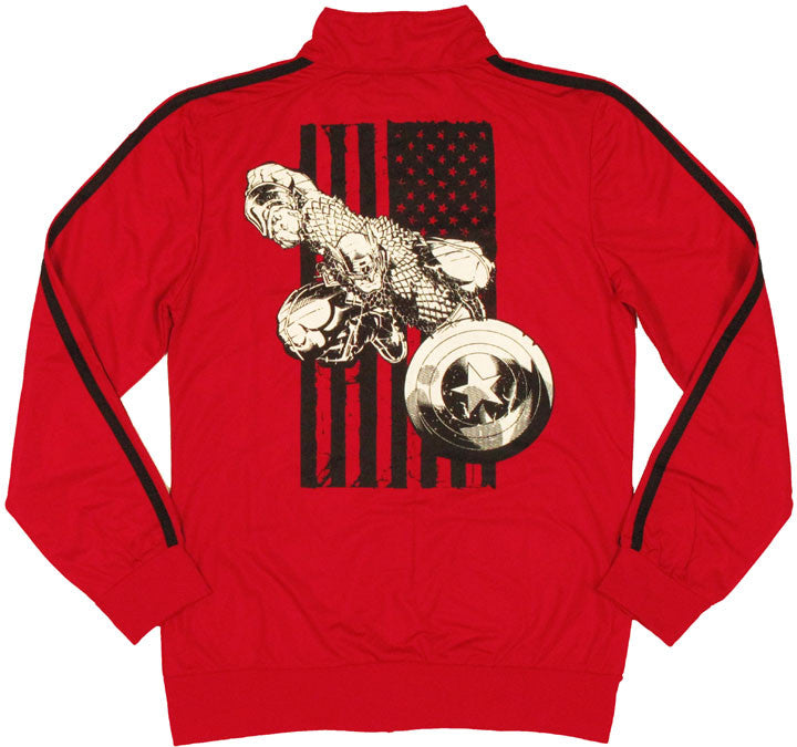 Captain America Flag Track Jacket