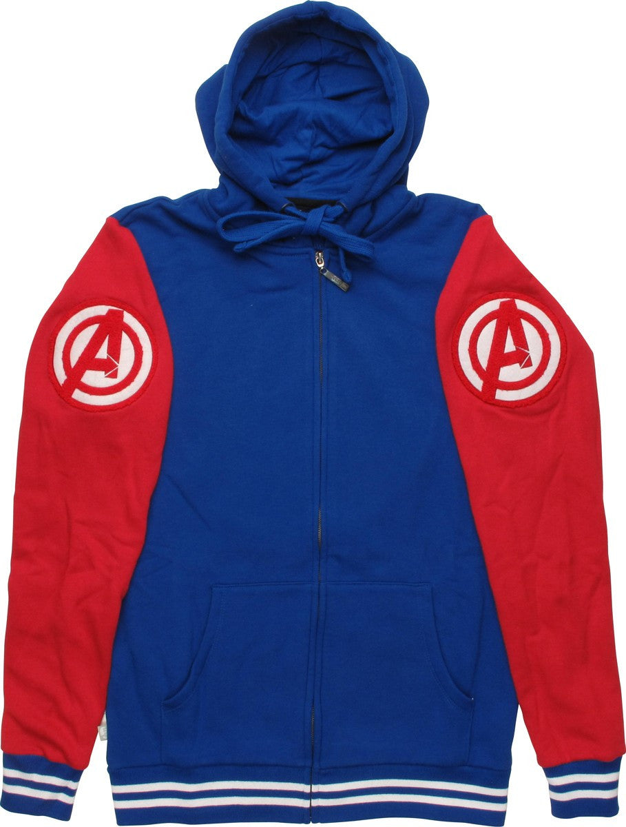 Captain America Logo Age of Ultron Varsity Hoodie