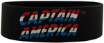 Captain America Logo Rubber Wristband