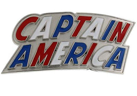 Captain America Name Belt Buckle