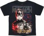 Captain America Winter Soldier Name Youth T Shirt