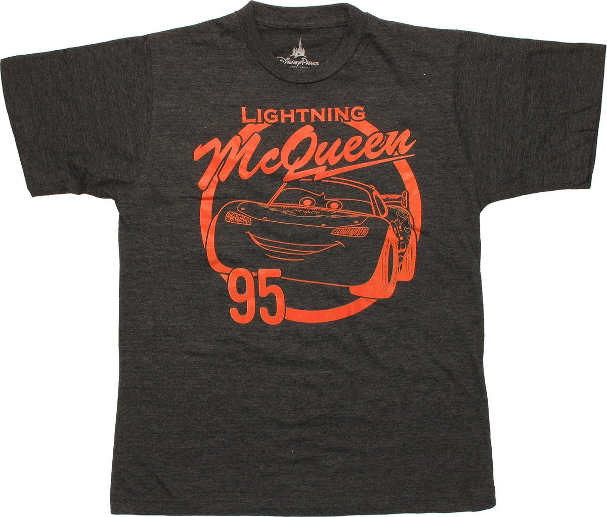 Cars Lightning McQueen 95 Circle Youth T-Shirt