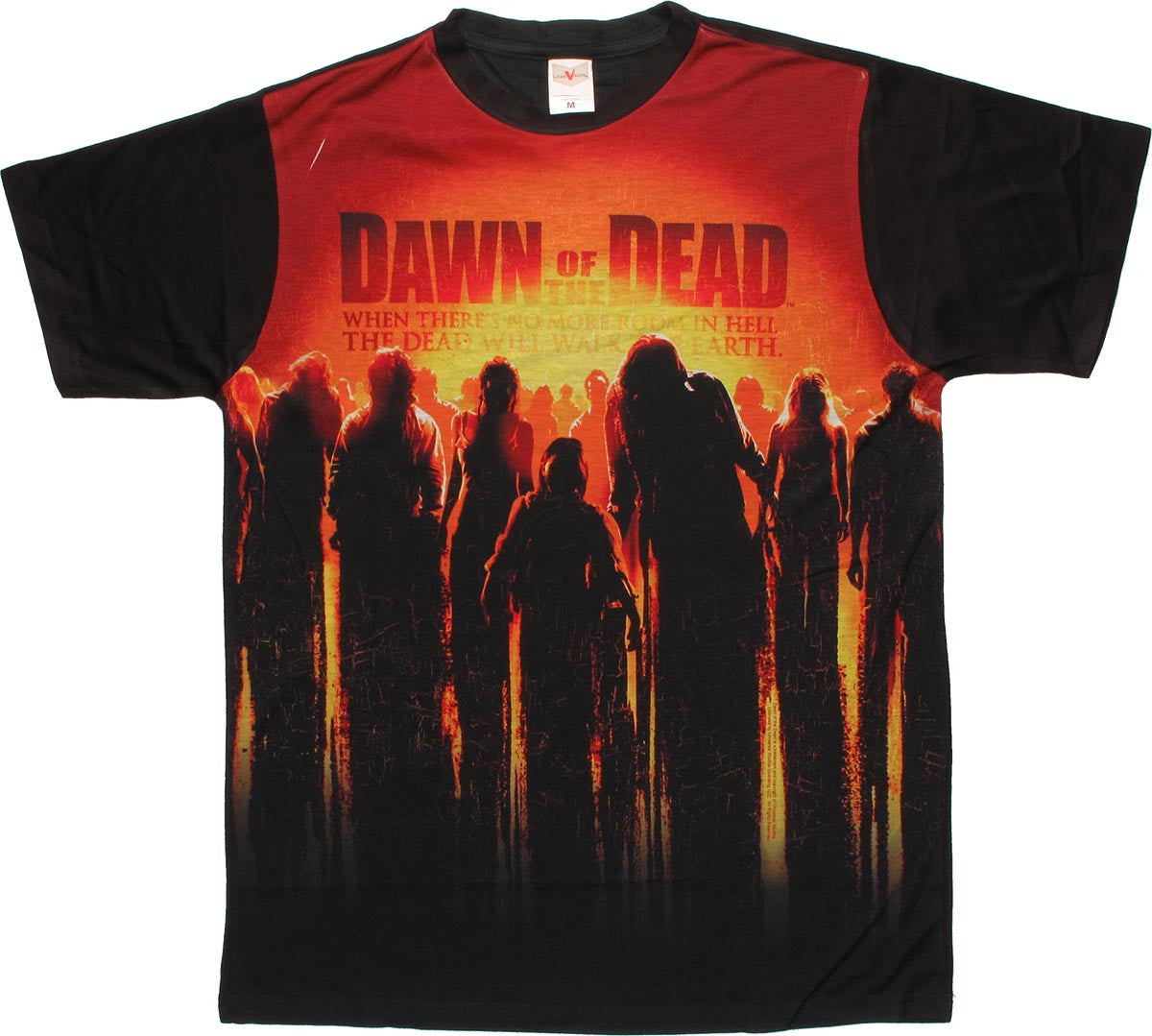 Dawn of the Dead Sun Poster Sublimated T Shirt Sheer