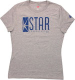 DC Comics STAR Laboratories Heather Ladies T-Shirt
