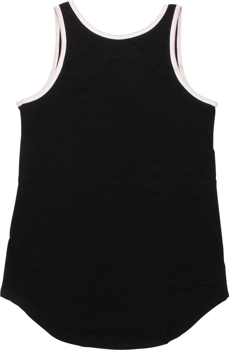 Deadpool Splatter Logo Sporty Tank Top Ladies Tee