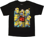 Despicable Me 2 Minion Grid Youth T Shirt