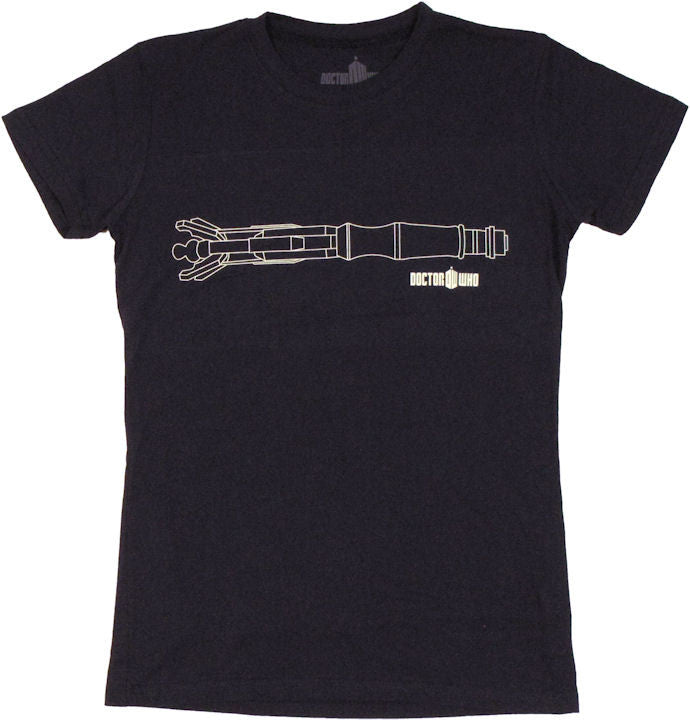 Doctor Who Screwdriver Blueprint Baby Tee