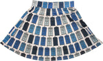 Doctor Who TARDIS Blues All Over Skirt