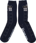 Doctor Who TARDIS Slipper Crew Socks