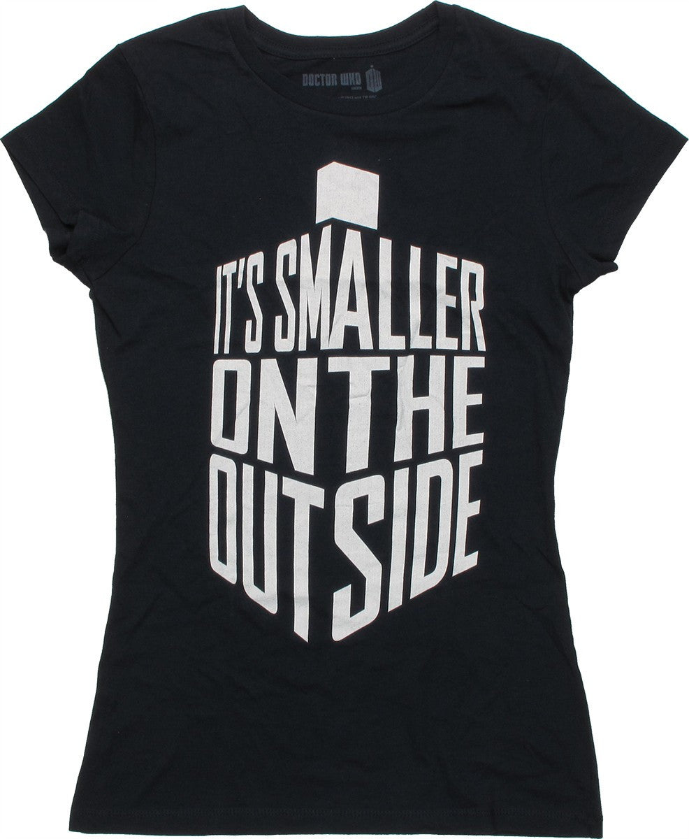 Doctor Who TARDIS Smaller Outside Baby Tee