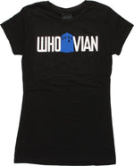Doctor Who TARDIS Whovian Black Baby Tee