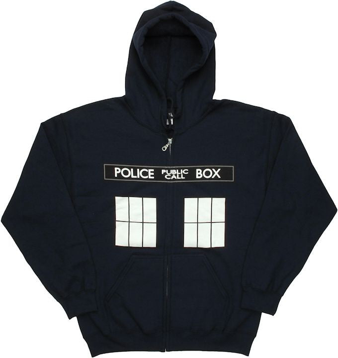 Doctor Who TARDIS Windows Hoodie
