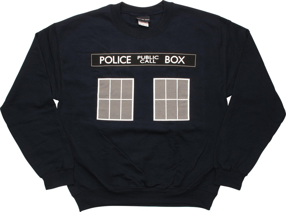 Doctor Who TARDIS Windows Sweatshirt