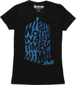 Doctor Who Wibbly Wobbly TARDIS Sketch Baby Tee