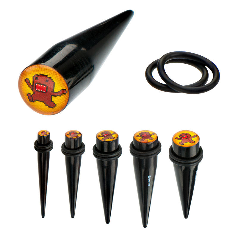 Domo Kun Arms Up Acrylic Tapers