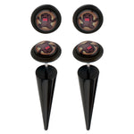 Domo Kun Arms Up Faux Taper Earrings