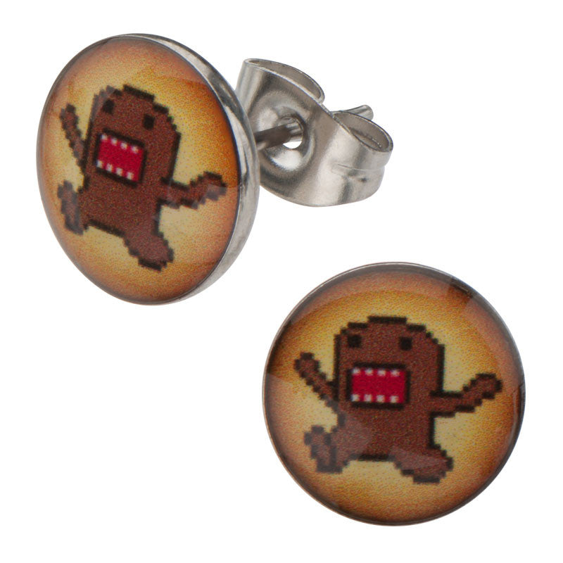 Domo Kun Arms Up Stud Earrings