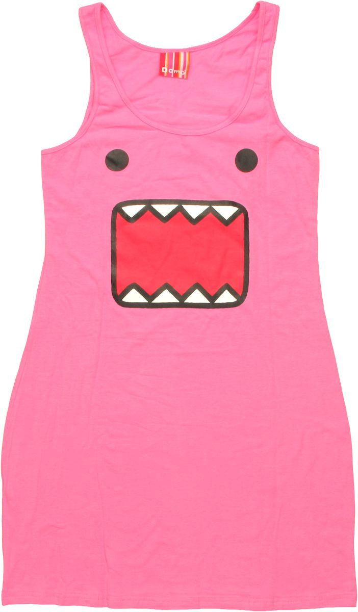 pink tank top dress Domo Kun Pink Tank Top Dress