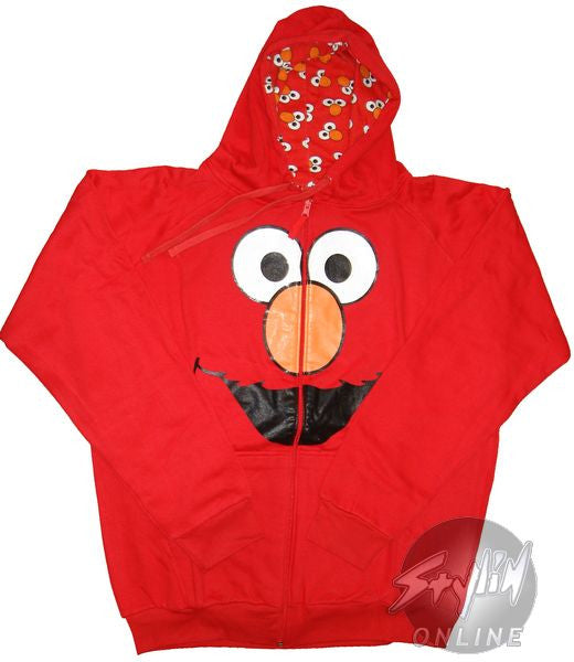 Elmo Face Hoodie
