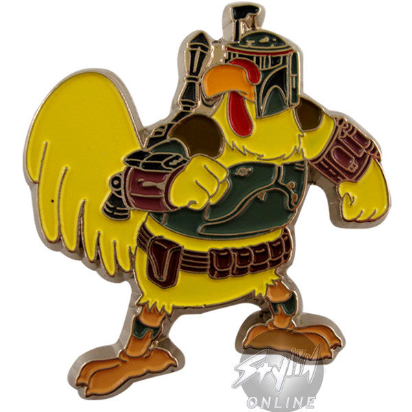 Family Guy Chicken Fett Pin Pewter