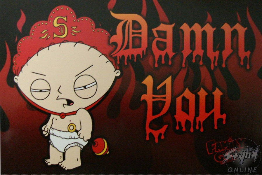Family Guy Portrait Postcard