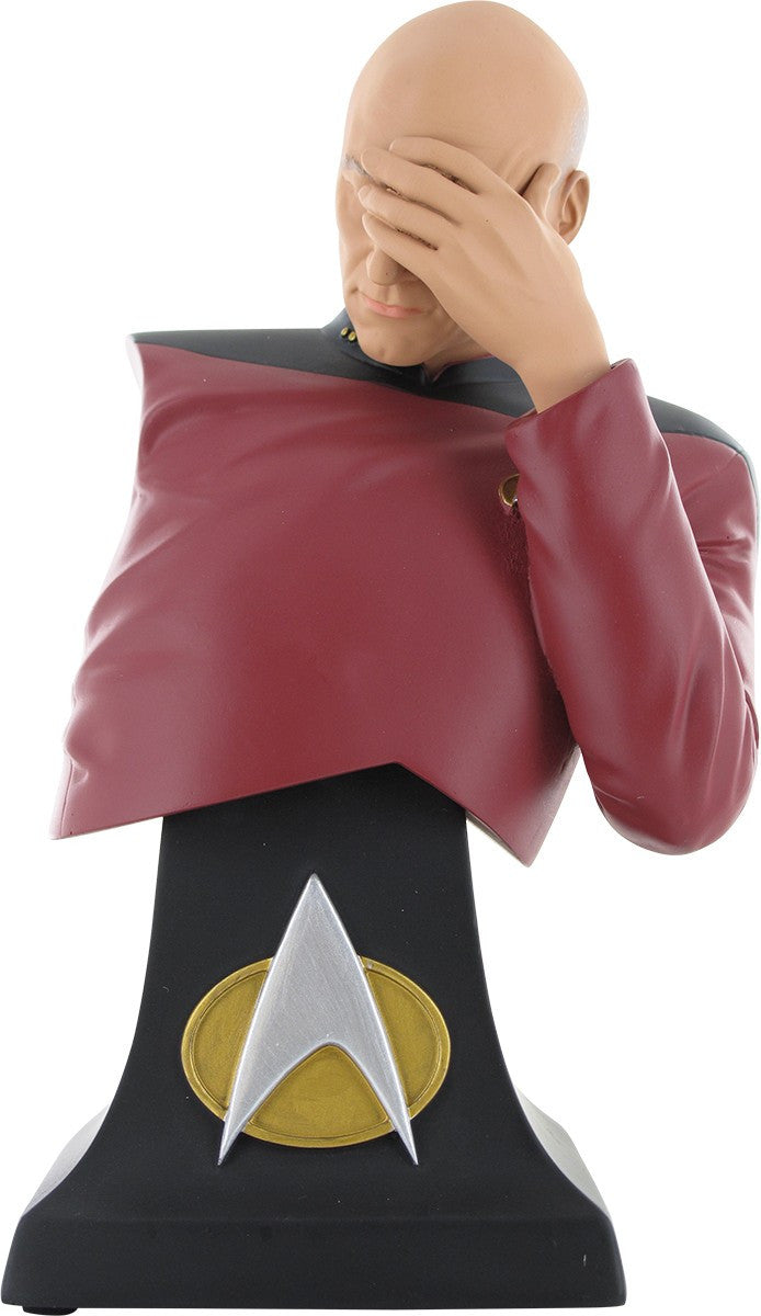 Star Trek Captain Picard Facepalm Bust Paperweight