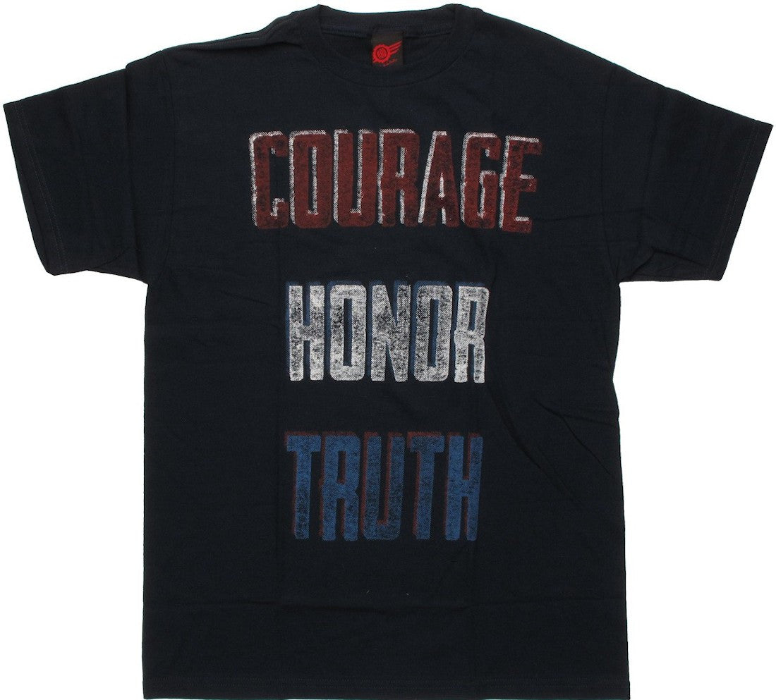 Flag Courage Honor Truth T Shirt