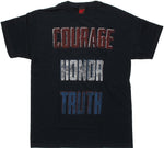 Flag Courage Honor Truth T Shirt